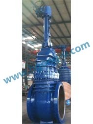 API carbon steel WCB bevel gear big size gate valve 